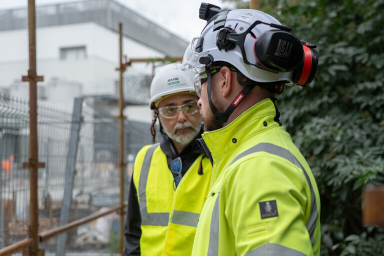 AVK staff on data centre site
