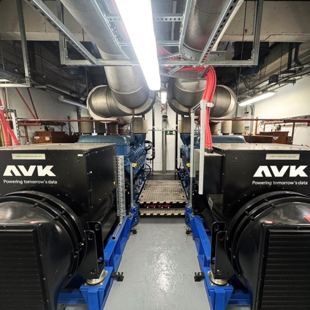 The new standby generators after our completed conversion.